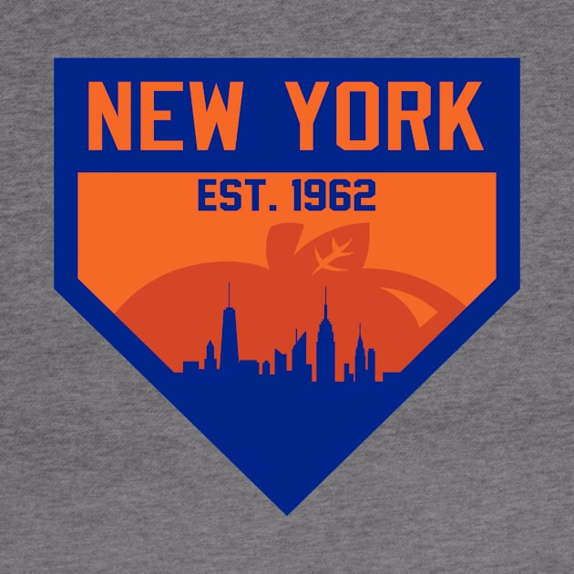 New York M Home Plate Skyline by CasualGraphic